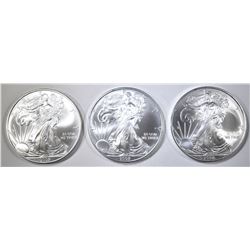 3-2008 AMERICAN SILVER EAGLES