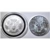 Image 2 : 2000 & 2020 AMERICAN SILVER EAGLES