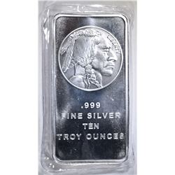 TEN OUNCE .999 SILVER BAR