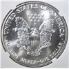 Image 3 : 1991 AMERICAN SILVER EAGLE, NGC MS-69