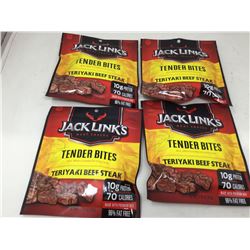 Jack Links Tender Bites- Teriyaki Beef Steak (4 x 81g)