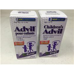 Childrens' Dye Free Advil-Grape Flavoured (2 x 100ml)