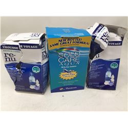 Lot of Assorted Contact Solutions