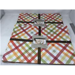 Printed Placemats- Autumn Gingham (2 x 4)