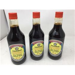 Kikkoman Soy Sauce (3 x 591ml)