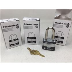 Master Lock Commercial Padlock and Keys (3)