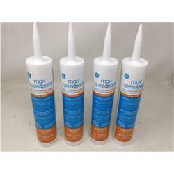 GE Max Speedpoint Indoor/Outdoor White Silconized Acrylic (4 x 299ml)