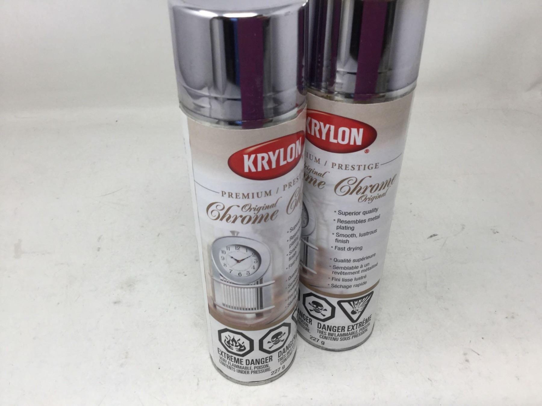 Krylon Premium Original Chrome (2 x 227g) krylon premium metallic original chrome