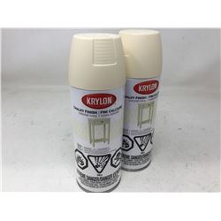 Krylon Chalky Finish -Colonial Ivory (2 x 227g)