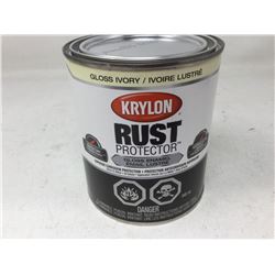 Krylon Rust Protector Gloss Enamel- Gloss Ivory 946ml