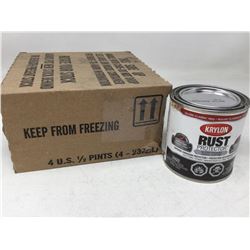 Krylon Rust Protector Gloss Enamel- Gloss Cherry Red (4 x 237ml)
