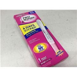 First Response Pregnancy Test