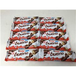 Kinder Bueno Milk Chocolate Covered Wafers (10 x 43g)