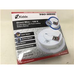 Kidde Direct Wire 120 V Smoke Alarm with Front Loading Battery Backup