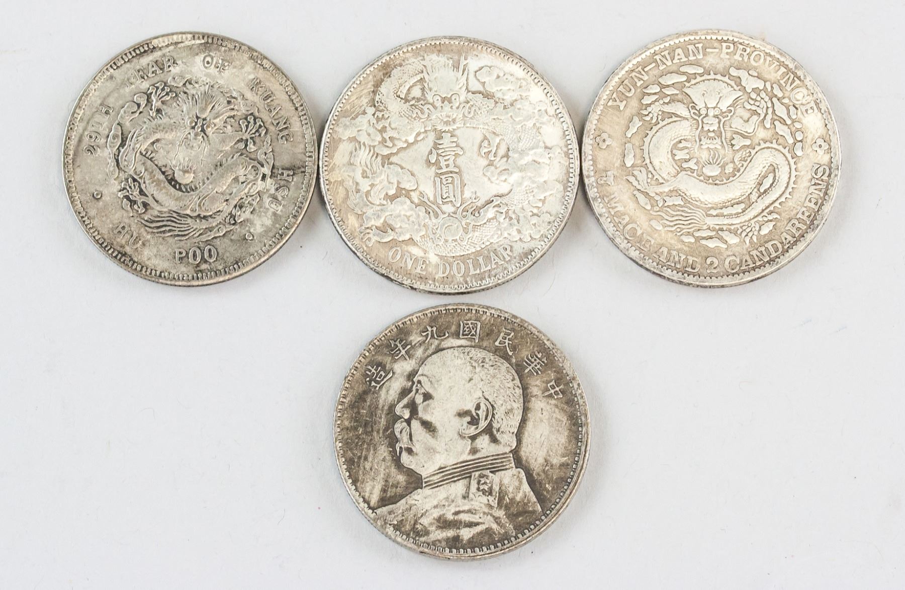 Assorted Chinese Qing Dynasty and Republic Coins