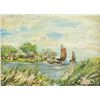Image 1 : Canadian Oil on Panel Seascape Painting