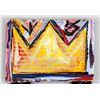 Image 2 : Jean-Michel Basquiat Mixed Media Provenance Letter