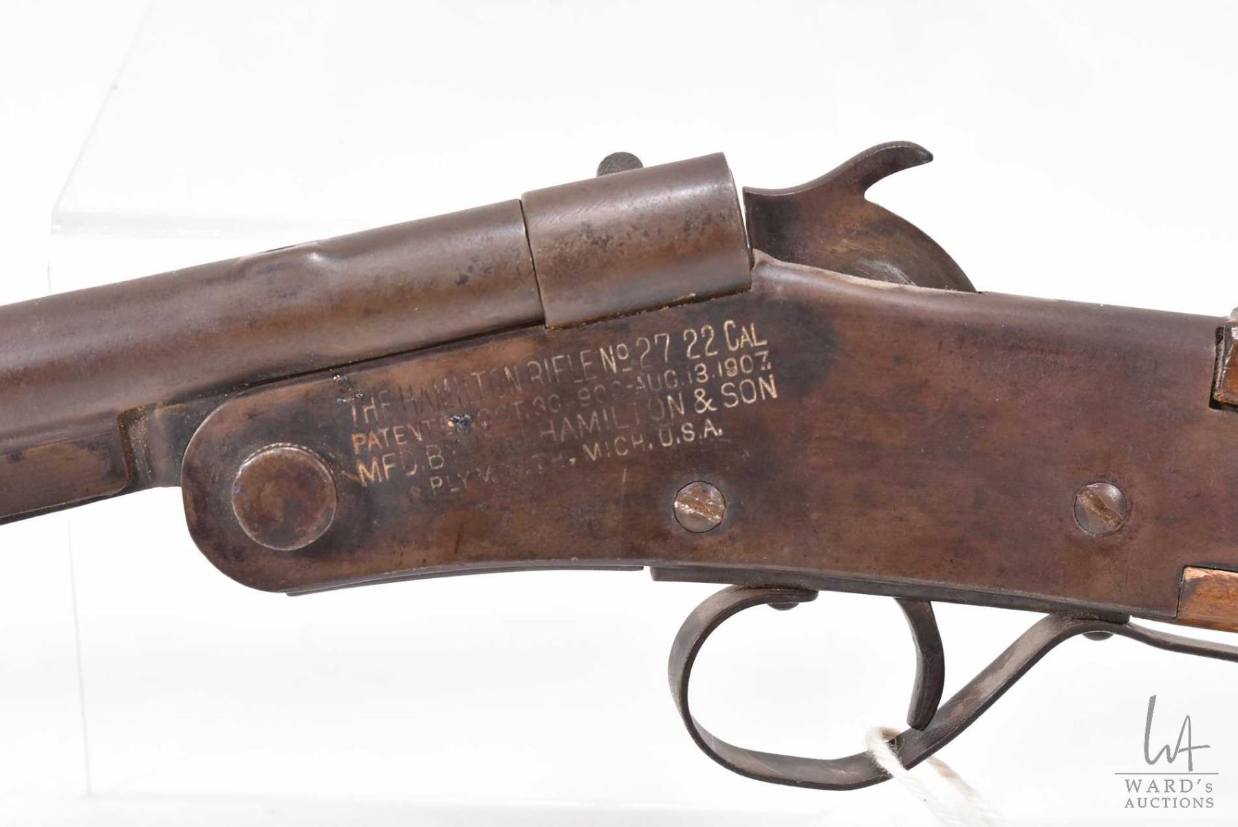 Non-Restricted rifle Hamilton model 27, .22 LR single hinge break, w ...