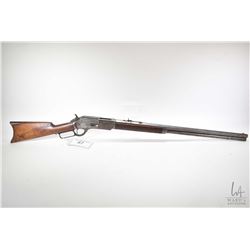 Non-Restricted rifle Winchester model 1876, 45-60 Win twelve shot lever action, w/ bbl length 28" [O