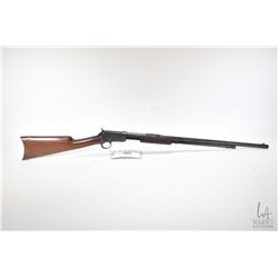 Non-Restricted rifle Winchester model 1890, .22 Long twelve shot pump action, w/ bbl length 24" [Oct
