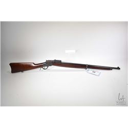 Non-Restricted rifle Winchester model 1885 High Wall musket, .22 LR single shot falling block, w/ bb