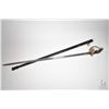 Image 1 : M-80 Prussian guardsman sword, blade marked P.O & Co. leather finger loop (broken) and Prussian coat