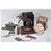Image 1 : Selection of collectibles including Austronaut John Glenn autographed baseball, a set of Bushnell Jo