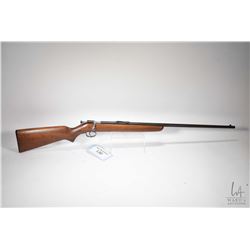 Non-Restricted rifle Winchester model 67, 22 S-L-LR Single bolt action, w/ bbl length 27" [Blued bar