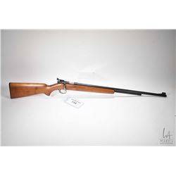 Non-Restricted rifle Winchester model 72, 22 S, L, LR bolt action, w/ bbl length 25  [Blued barrel a