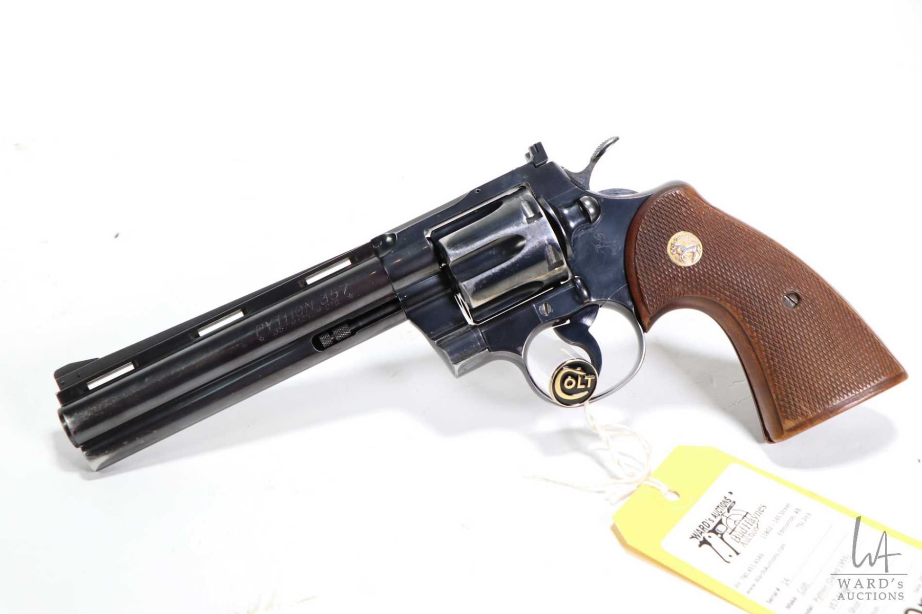Restricted handgun Colt model Python (1955), .357 mag six shot double ...