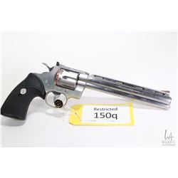 Restricted handgun Colt model Python (1992), .357 Magnum six shot double action revolver, w/ bbl len