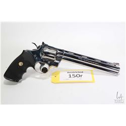 Restricted handgun Colt model Python (1991), . 357 Magnum six shot double action revolver, w/ bbl le