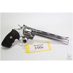 Restricted handgun Colt model Python (1992), .357 magnum six shot double action revolver, w/ bbl len