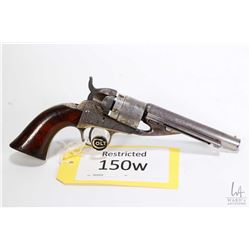 Restricted handgun Colt model 1862 Pocket Navy Convert, .38 Short Colt five shot single action revol