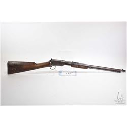 Non-Restricted rifle Winchester model 1906 (Dated 1914), 22 S-L-LR pump action, w/ bbl length 20  [B