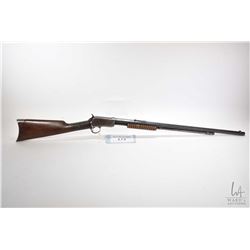 Non-Restricted rifle Winchester model 90 (Dated 1920), 22LR pump action, w/ bbl length 24" [Blued oc