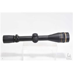 Leopold Vari X III 4.5X14 scope, was original mounted to lot 186. Likely has had very little use, mi