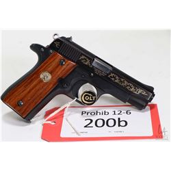 Prohib 12-6 handgun Colt model Gov't Series 80 Lady Colt, .380 auto seven shot semi automatic, w/ bb