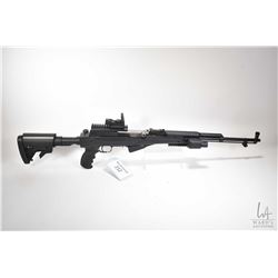 Non-Restricted rifle Russian model SKS Tapco, 7.62 X 39 cal Five shot semi automatic, w/ bbl length