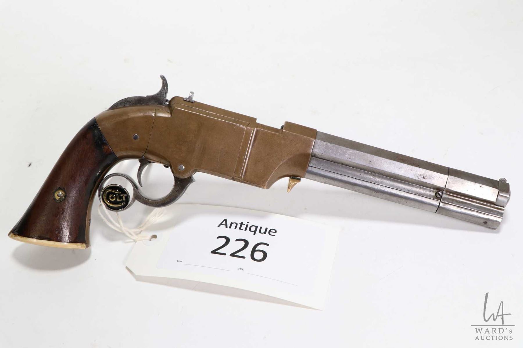 Antique handgun Volcanic Repeating Arms model Volcanic pistol, .41 ...