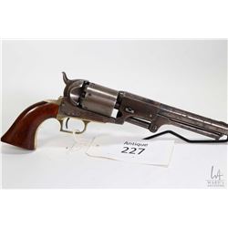 Antique handgun Colt model 1st model dragoon, .44 percussion six shot single action revolver, w/ bbl