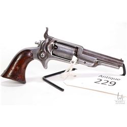 Antique handgun Colt model Root 1855 Sidehammer Pckt, .28 five shot single action revolver, w/ bbl l