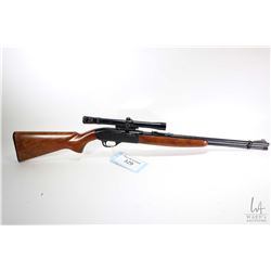 Non-Restricted rifle Colt model Courier, 22LR semi automatic, w/ bbl length 19 1/4" [Blued barrel wi