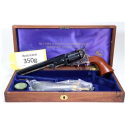 Restricted handgun Colt model 1851 Navy Gen. 2 Ulysses, .36 Percussion 6 Shot single action revolver