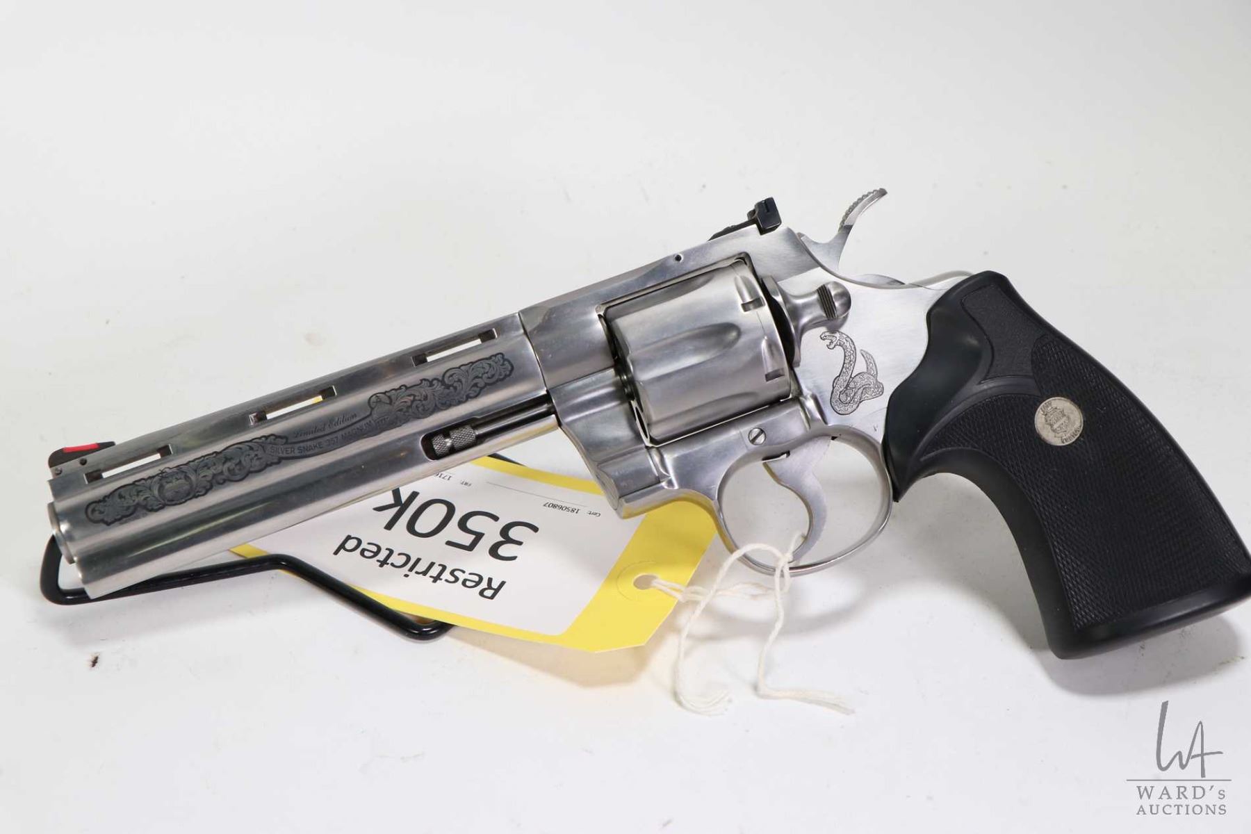 Restricted handgun Colt model Python Silver Snake Limit, .357 Mag. six ...