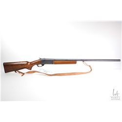 Non-Restricted shotgun CIL model 402, 12 Ga. 2 3/4  single shot hinge break, w/ bbl length 30  [Blue