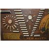 Image 3 : Rare 1890 Winchester cartridge board. Bullet information in gold print with the cartridges directly 
