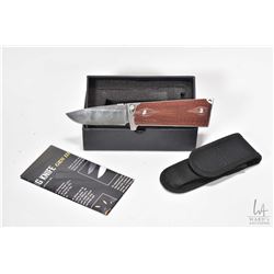 New in box Ultimate Equipment M1911 folding knife with wooden grips, tools and accessories, knife po