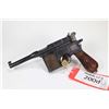 Image 4 : Prohib 12-6 handgun Mauser model C96 Broomhandle Military, 9mm Luger 10 Shot semi automatic, w/ bbl 