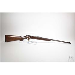 Non-Restricted rifle Winchester model 60, .22 S, L, LR single shot bolt action, w/ bbl length 23" [B